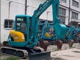 2022 Kubota U35-3 mini excavator, side view