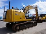 2013 Caterpillar 329E crawler excavator, rear three-quarter view