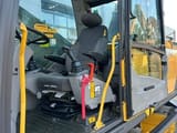 2014 Volvo EW210D material handler cab interior