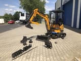 Berger Kraus BK1700JS mini excavator with attachments
