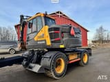 2024 Volvo EWR130E wheel excavator, rear three-quarter view