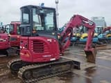 2023 Yanmar VIO 30 mini excavator, three-quarter front view