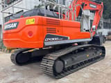 2023 Doosan DX300LC-9C crawler excavator, rear three-quarter view