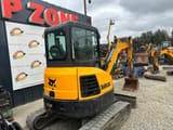 2016 Bobcat E35 mini excavator, rear three-quarter view