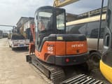 Hitachi ZX65 USB mini excavator, rear three-quarter view