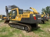 2022 Volvo EC210 crawler excavator, rear three-quarter view