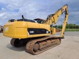 2007 Caterpillar 330DL crawler excavator, rear three-quarter view