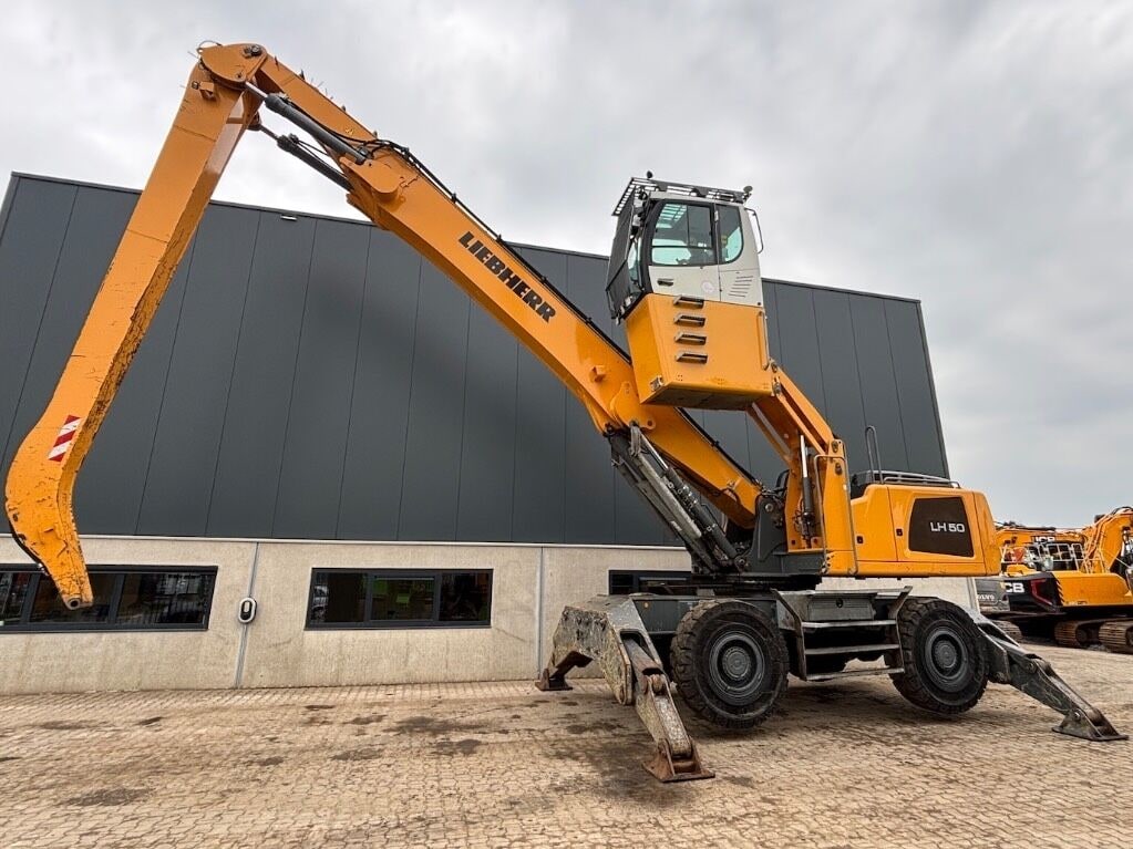 2015 Liebherr LH 50 material handler, side view