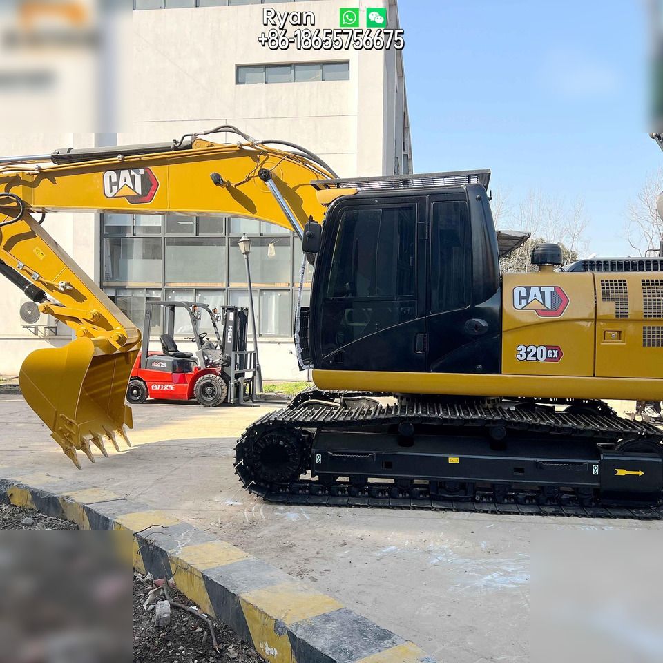 2022 Caterpillar 320GX crawler excavator, side view 2022 Caterpillar 320GX crawler excavator, side view