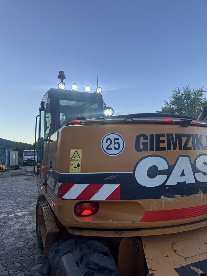 2006 CASE WX145 wheel excavator rear view 2006 CASE WX145 wheel excavator rear view
