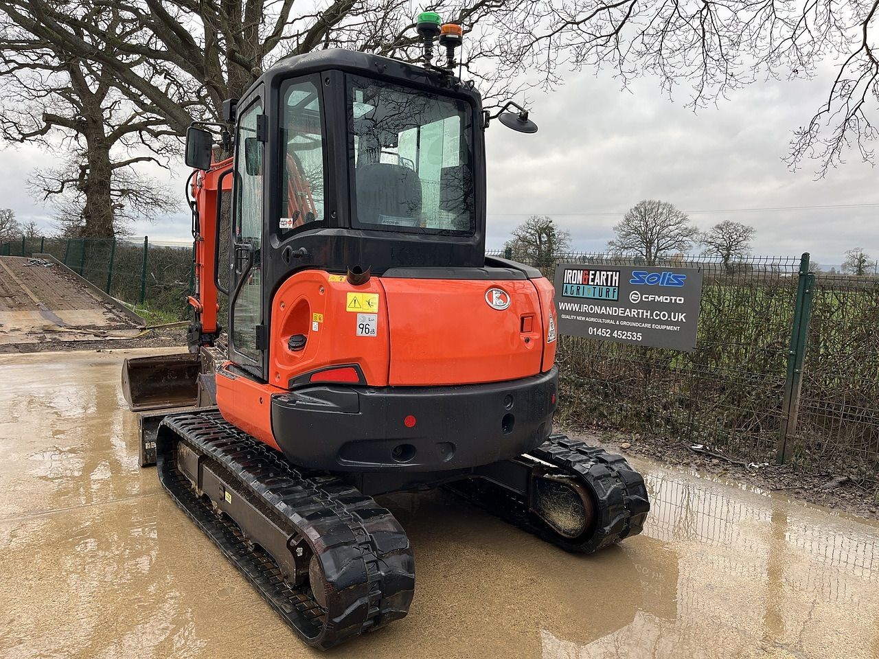 2017 Kubota U48-4 mini excavator, rear three-quarter view 2017 Kubota U48-4 mini excavator, rear three-quarter view