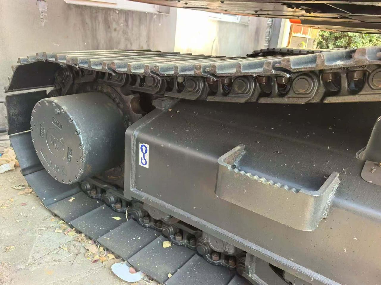 2024 Doosan DX225 crawler excavator track assembly detail