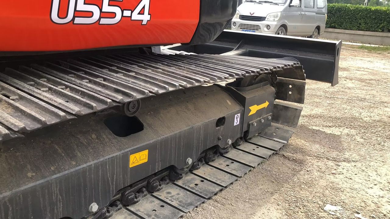 2019 Kubota U55-4 mini excavator track and undercarriage view 2019 Kubota U55-4 mini excavator track and undercarriage view