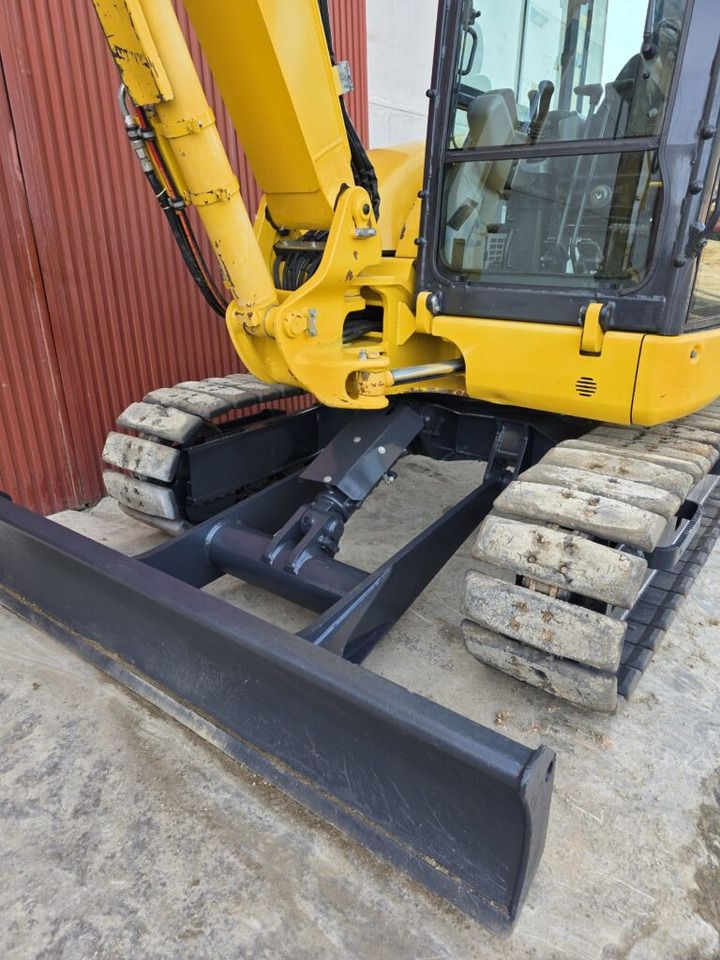 2021 Komatsu PC80MR-5 mini excavator front view with blade