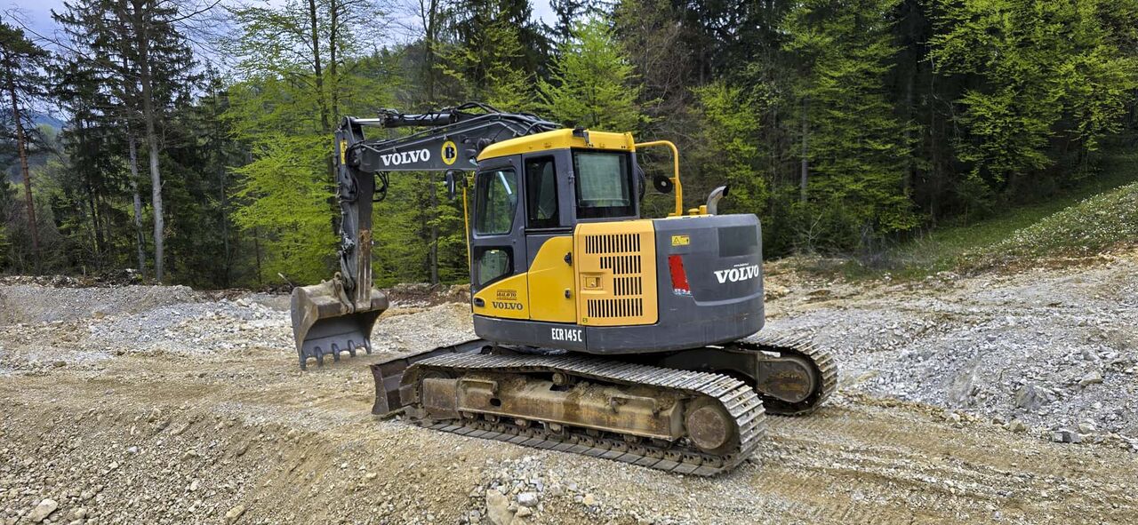 2008 Volvo ECR145CL crawler excavator, rear three-quarter view