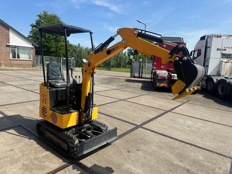 2025 JPC KV12 mini excavator, three-quarter view 2025 JPC KV12 mini excavator, three-quarter view