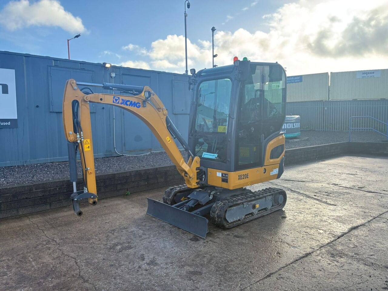 2024 XCMG XE20E mini excavator, side view