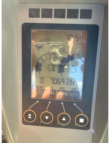 2013 Hitachi ZX65USB-5A CLR mini excavator instrument cluster view