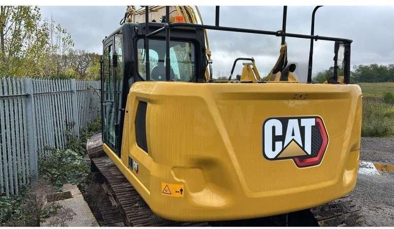 2022 Caterpillar 313GC crawler excavator rear view