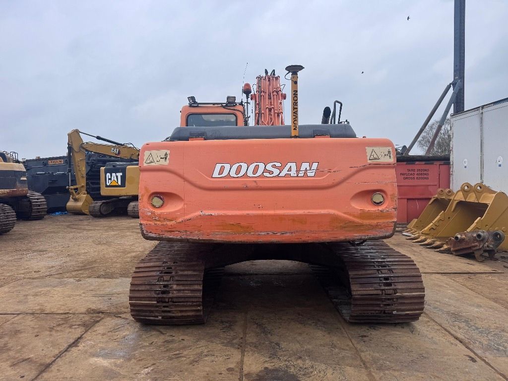 2008 Doosan DX225LC crawler excavator, rear view