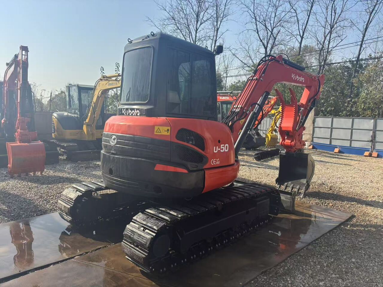 2024 Kubota U-50 mini excavator, front three-quarter view 2024 Kubota U-50 mini excavator, front three-quarter view