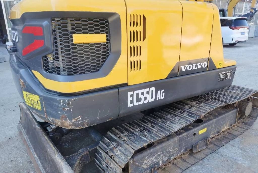 2025 Volvo EC55D AG mini excavator rear quarter view 2025 Volvo EC55D AG mini excavator rear quarter view