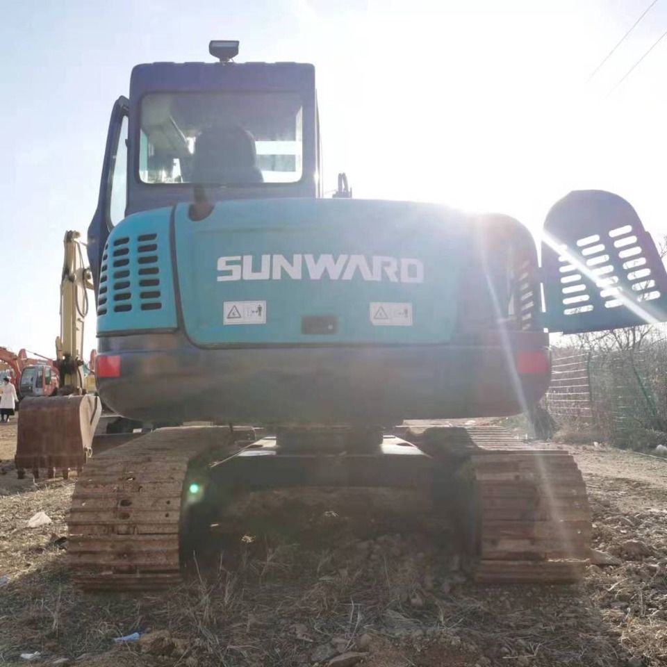 2024 Sunward SWE80E mini excavator, rear view