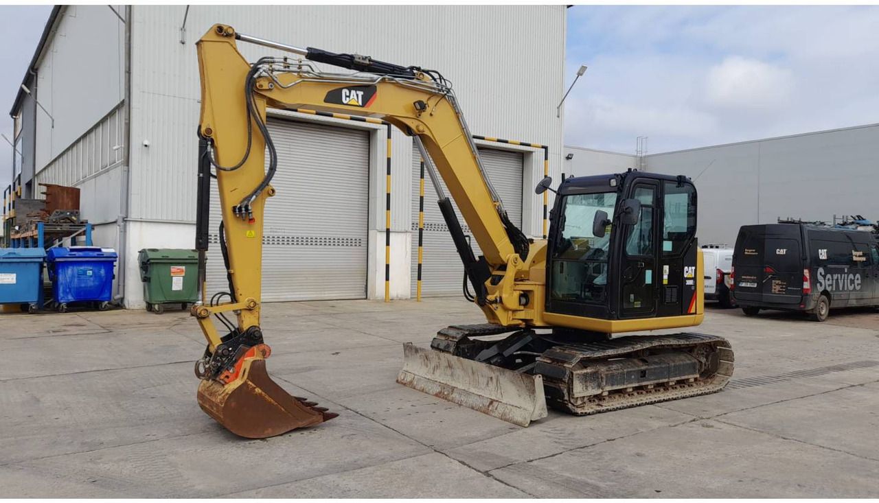 2019 Caterpillar 308E2CR crawler excavator, side view