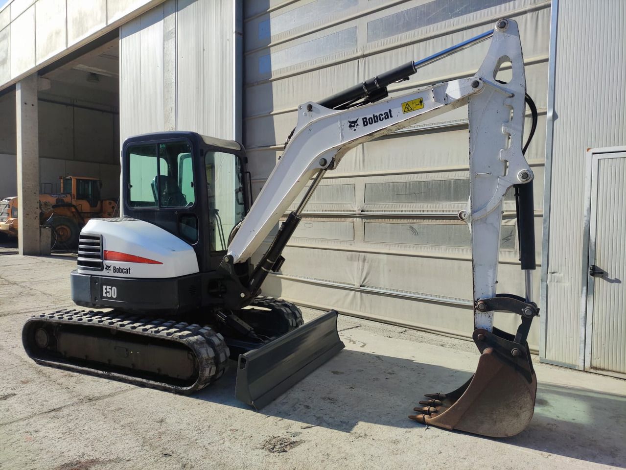 2013 Bobcat E50 mini excavator, side view 2013 Bobcat E50 mini excavator, side view