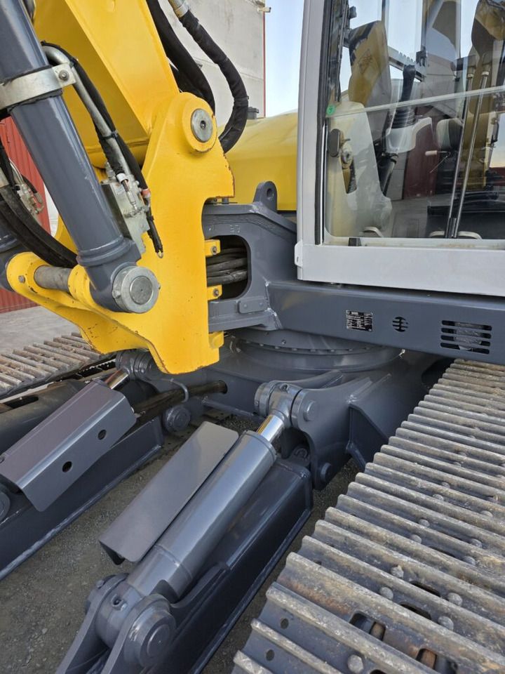 2024 Wacker Neuson ET145 crawler excavator side view of cab and boom 2024 Wacker Neuson ET145 crawler excavator side view of cab and boom