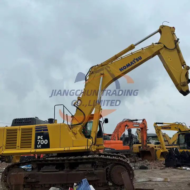 2020 Komatsu PC700LC crawler excavator side view
