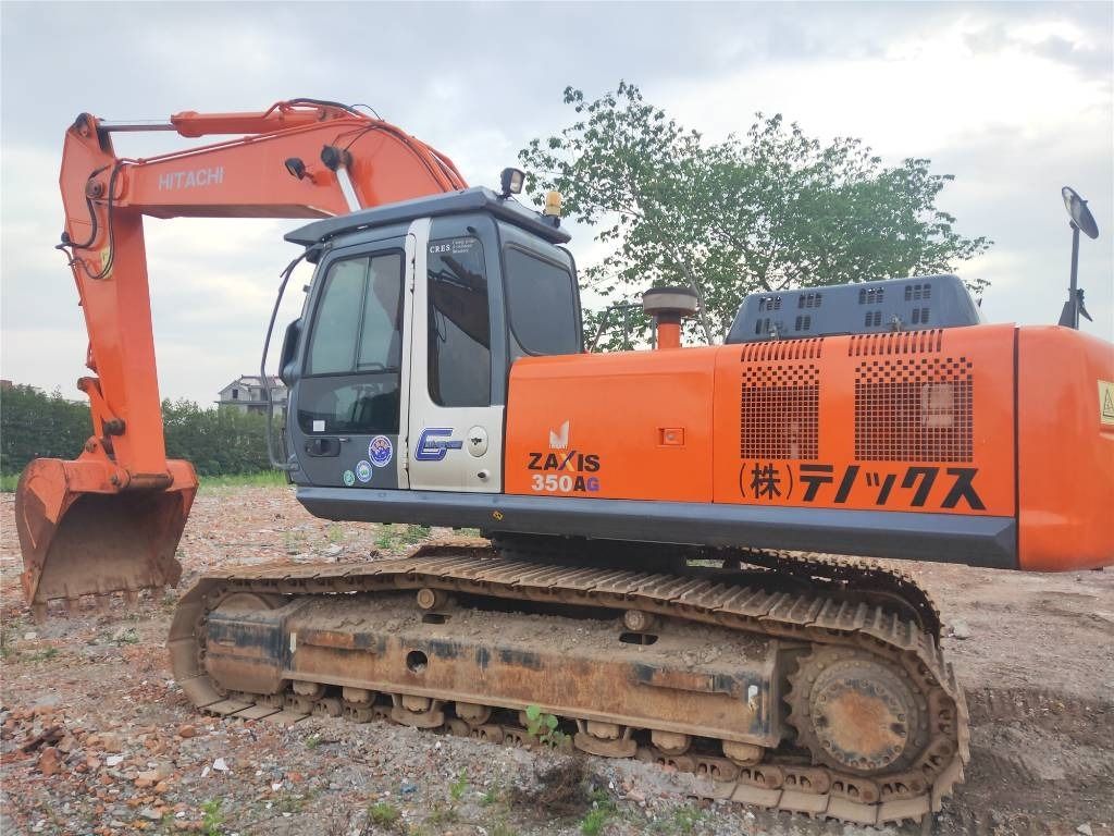 2023 Hitachi Zaxis 350AG crawler excavator, side view