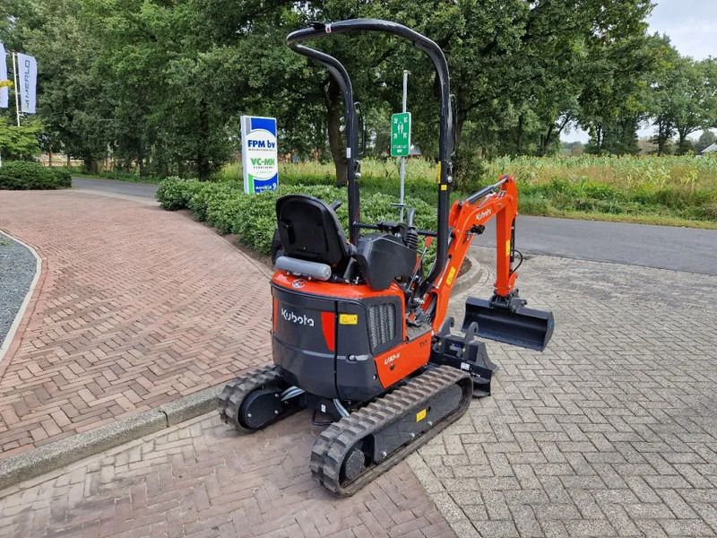 2026 Kubota U10-5 mini excavator, rear three-quarter view