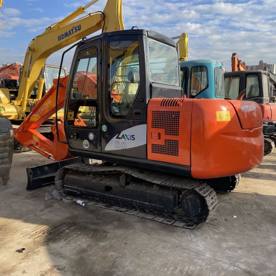 Hitachi Zaxis 60 mini excavator, side view Hitachi Zaxis 60 mini excavator, side view