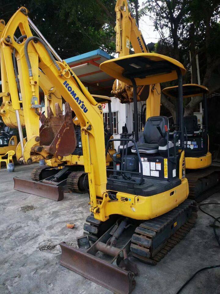 2022 Komatsu PC18MR mini excavator, front three-quarter view 2022 Komatsu PC18MR mini excavator, front three-quarter view