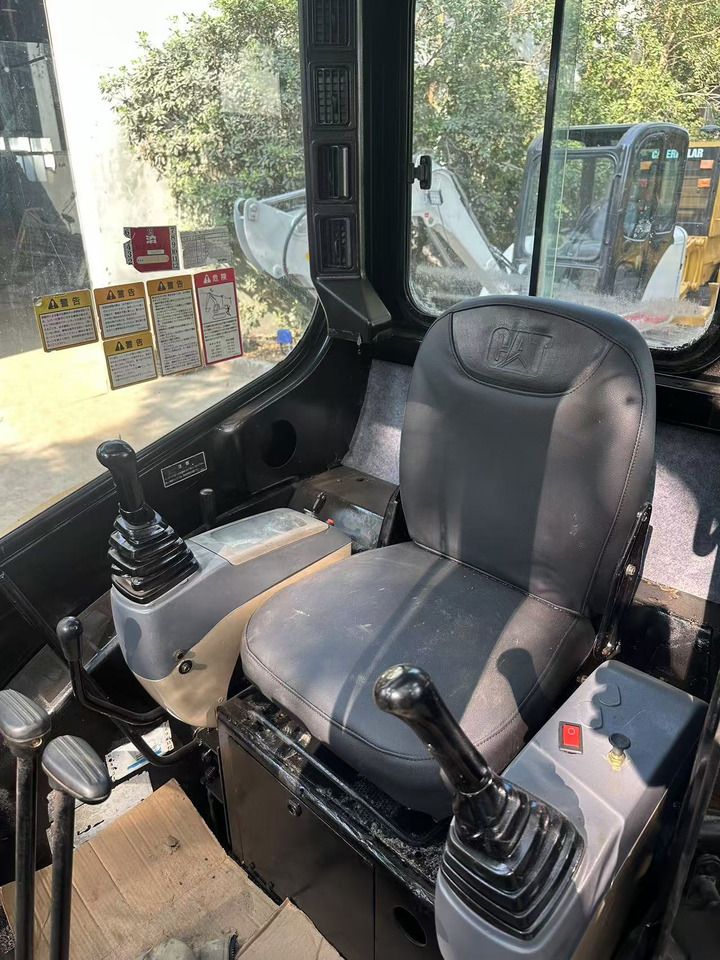 2016 Caterpillar 303CR mini excavator interior view 2016 Caterpillar 303CR mini excavator interior view