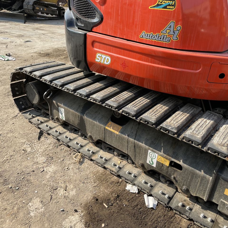 2026 Kubota U40-3 mini excavator track and side panel detail 2026 Kubota U40-3 mini excavator track and side panel detail