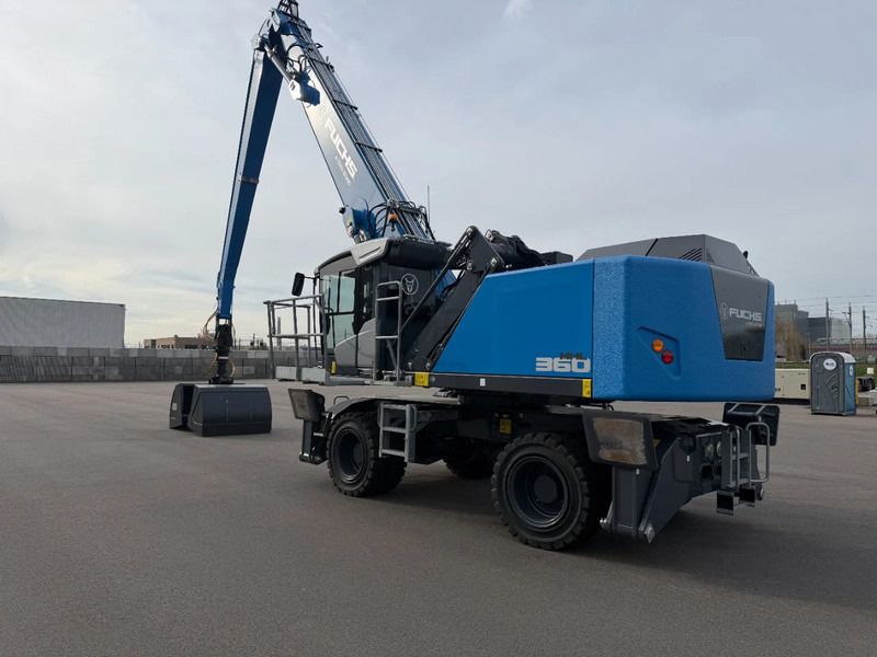 2026 Fuchs MHL360 F material handler, rear three-quarter view 2026 Fuchs MHL360 F material handler, rear three-quarter view