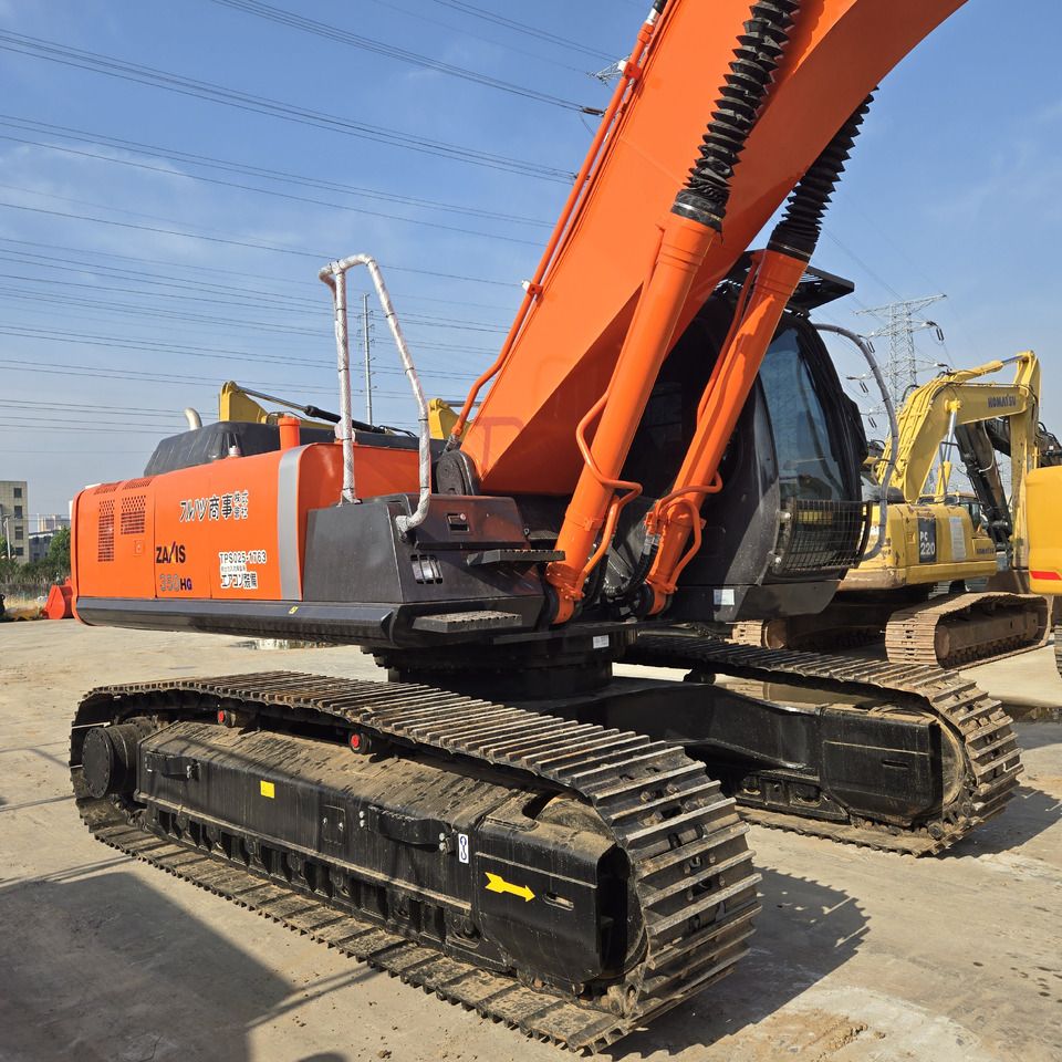 2022 Hitachi ZX350 crawler excavator, side profile view