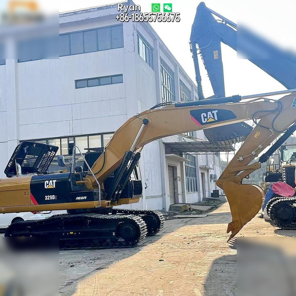 2020 Caterpillar 329D2 crawler excavator side view 2020 Caterpillar 329D2 crawler excavator side view