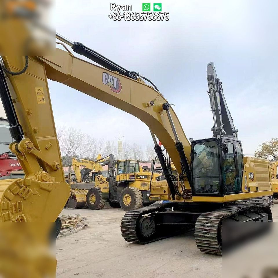 2022 Caterpillar 336GC crawler excavator, front three-quarter view 2022 Caterpillar 336GC crawler excavator, front three-quarter view