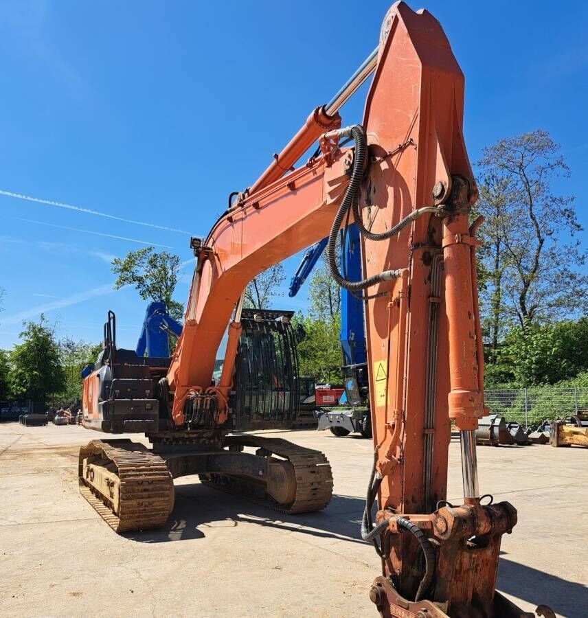 2020 Hitachi ZX300LCN-6 crawler excavator, low-angle front view