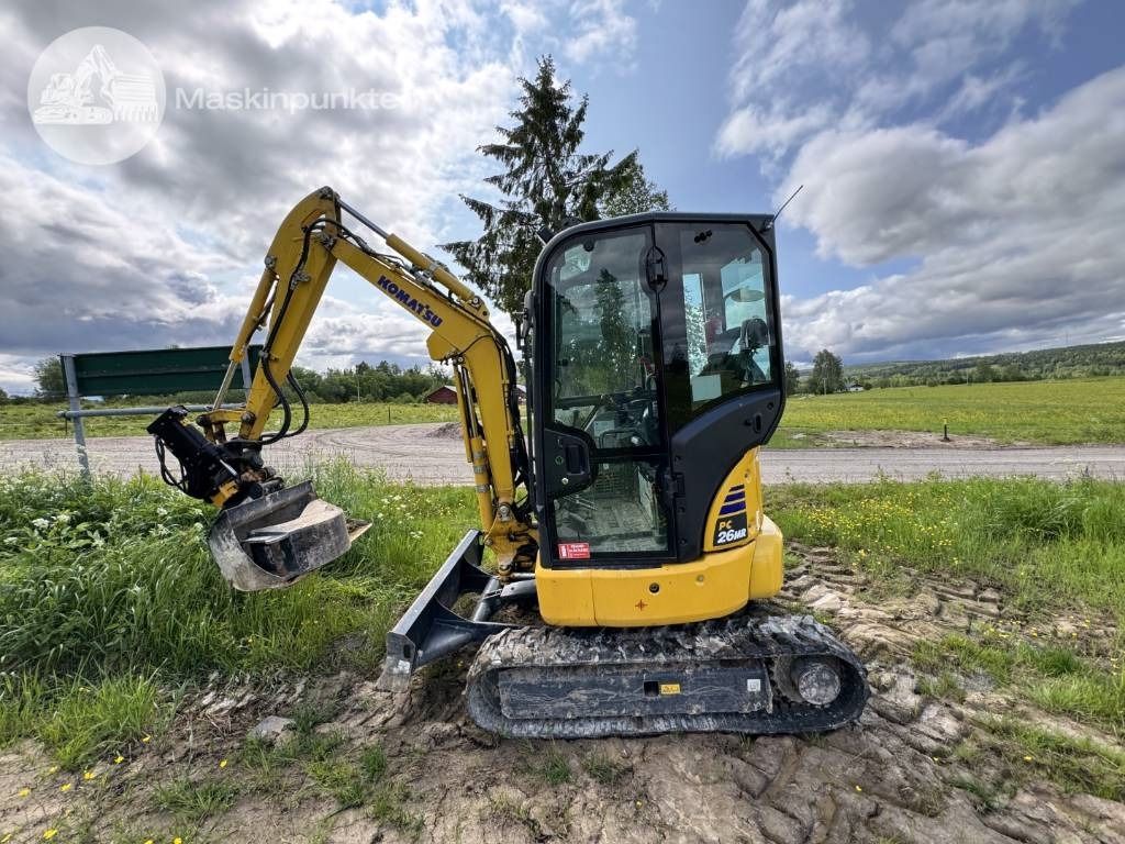 2022 Komatsu PC26 MR mini excavator, side view 2022 Komatsu PC26 MR mini excavator, side view