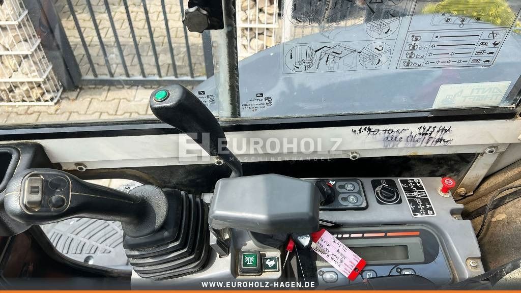 2010 Kubota KX91-2 S2 mini excavator interior view