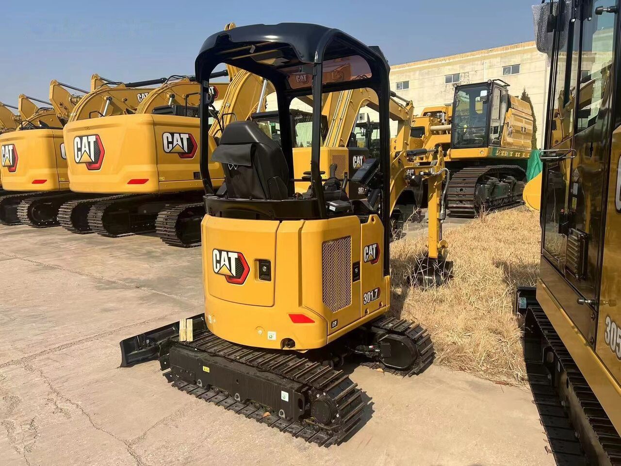 2026 Caterpillar 301.7 mini excavator rear view 2026 Caterpillar 301.7 mini excavator rear view
