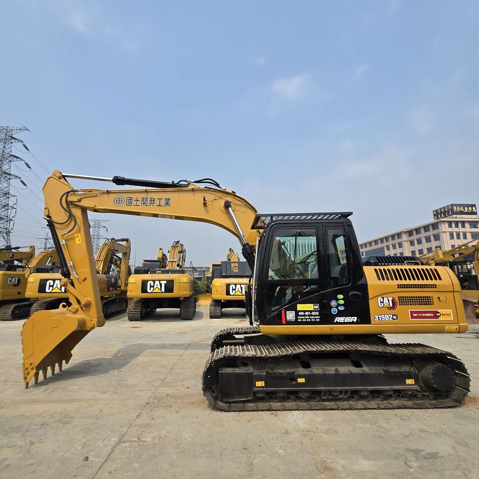 2023 Caterpillar 315D2 GC crawler excavator, side view