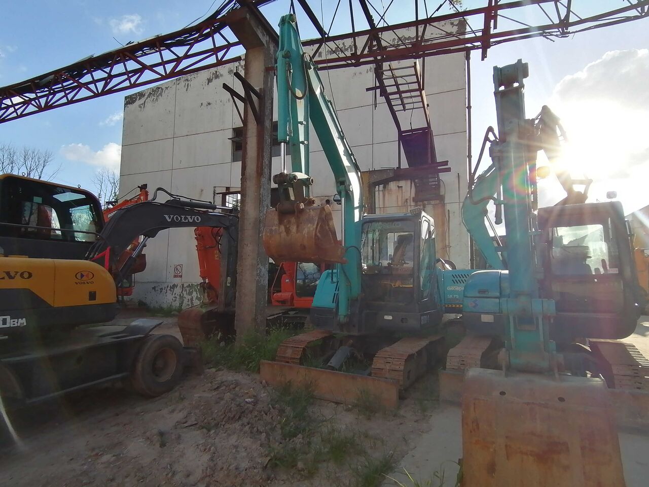 2023 Kobelco SK60-C crawler excavator, front view