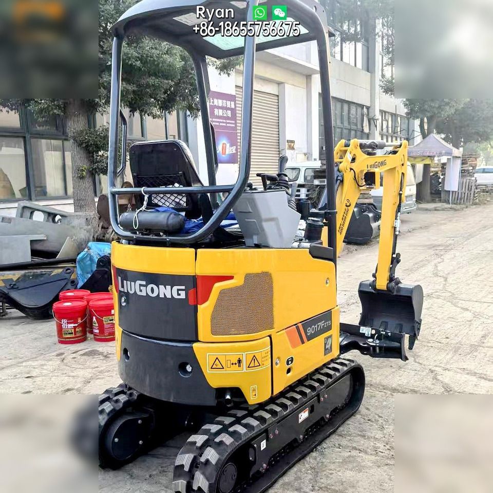 2025 LiuGong 9017F ZTS mini excavator rear three-quarter view