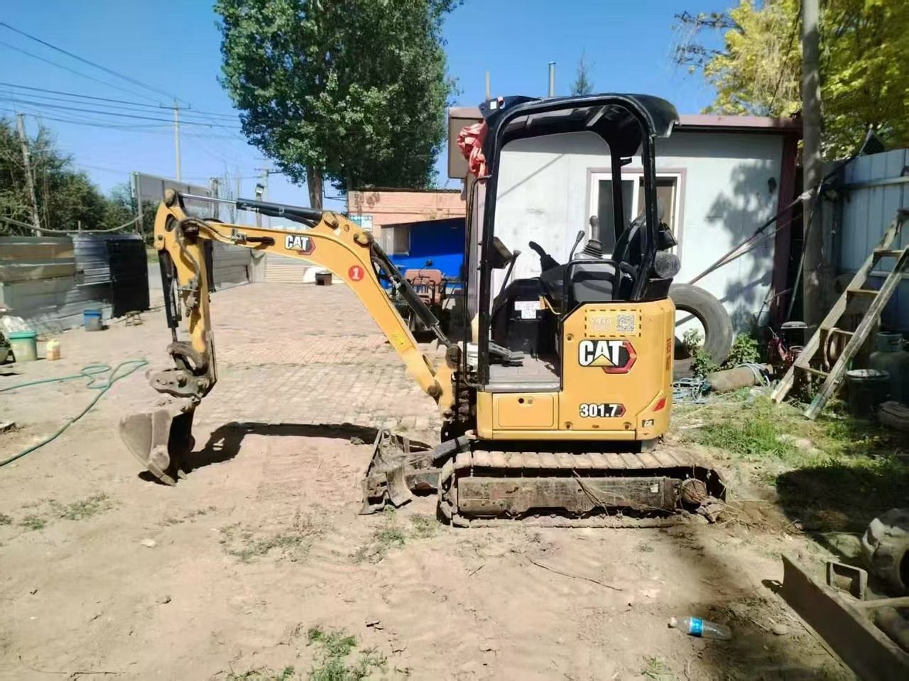 2021 Caterpillar 301.7 mini excavator, side view 2021 Caterpillar 301.7 mini excavator, side view