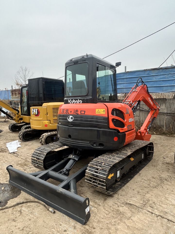 2022 Kubota U55-4 mini excavator, rear three-quarter view 2022 Kubota U55-4 mini excavator, rear three-quarter view